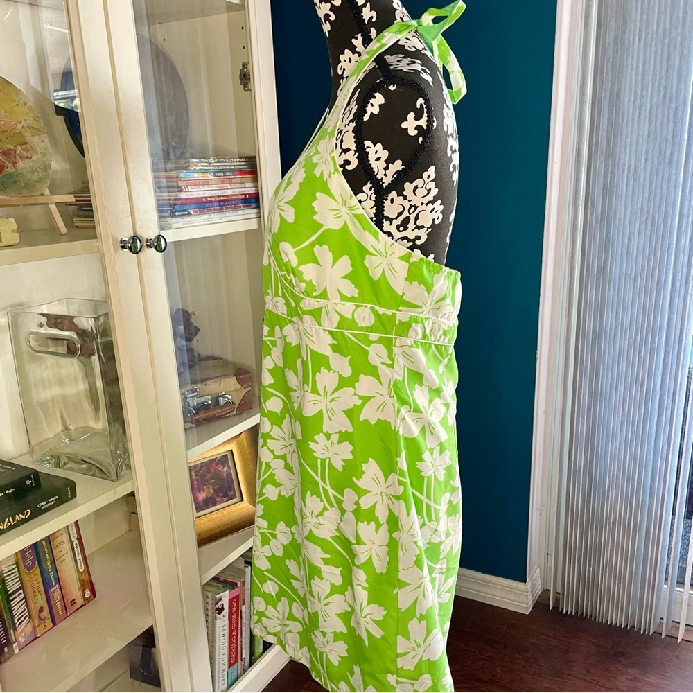 Reversible Spring Green Halter Sundress - Picture 7 of 10
